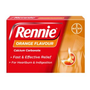 Rennie Orange Heartburn Indigestion 24 Tablets -