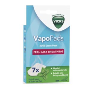 Vicks VapoPads Menthol Cough & Cold Relief Essential Oils Scented Pads