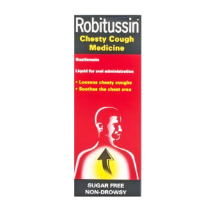 Robitussin Chesty Cough Non-Drowsy Medicine - 100 ml | Loosens Mucus | Soothing