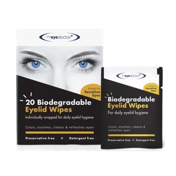 20 Blepharitis Eyelid Wipes Detergent Free for Sensitive Eyes The Eye Doctor