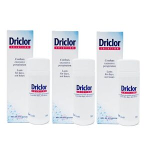Driclor Antiperspirant Roll On Stops Sweating - 75ml Pack of 3