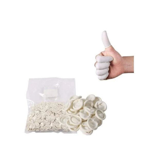 Latex Rubber Finger Cots Small Medium Large - Choose Size and Qty - Pack size 100