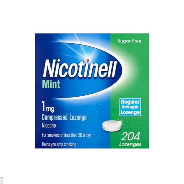 Nicotinell Mint Nicotine Lozenge 1mg Quit Smoking Aid Sugar Free x204 pieces