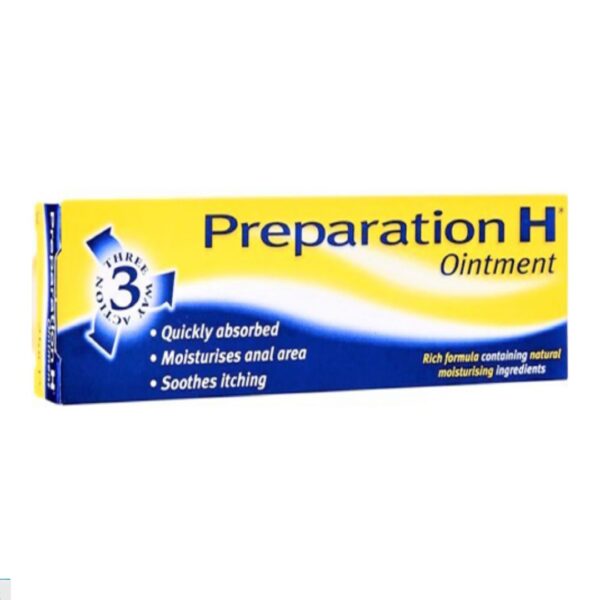Preparation H Ointment - 25g Moisturising Soothes Itching Piles Haemorrhoids
