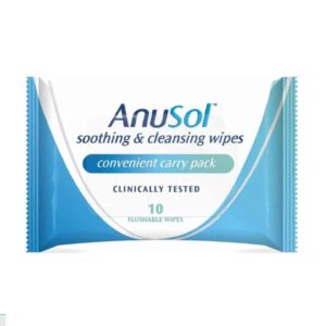 Anusol Cream/Ointment/Suppositories Shrinks, relieves discomfort Itching & pain (wipes 10)