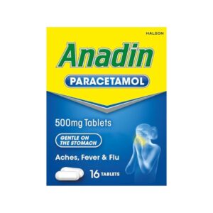 ANADIN Paracetamol Tablets - 12 (maximum 3 packs of 12)
