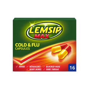 Lemsip Max Cold & Flu Capsules (1 pack 16 Capsules) max 2 pack per order