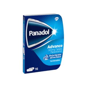 1x16 PanadoI Advance tablets -Headache Fever Aches&Pain ( Panadol)