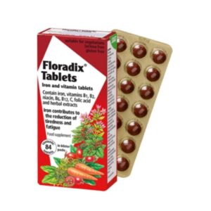Floradix Tablets x 84 - Herbal Supplement - Iron - Fatigue & Tiredness