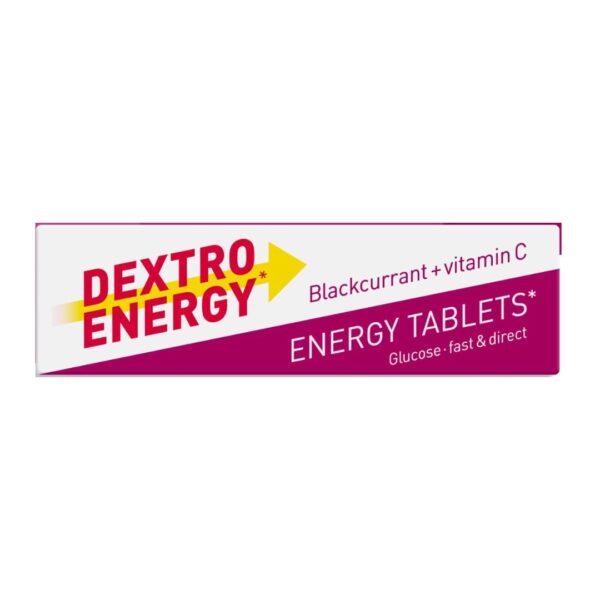 Dextro Energy Tablets Blackcurrant + Vitamin C - 47g - Pack Of 1 -