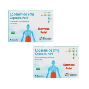 Loperamide 2mg -An Anti-Diarrhoea Treatment-6 Hard Capsules x 2