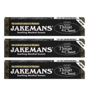 Jakemans Throat and Chest Menthol Sweets 3 Stick pack-