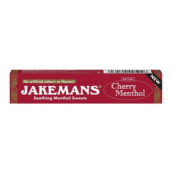 Jakemans Cherry Menthol Sweets - 1 Stick pack-