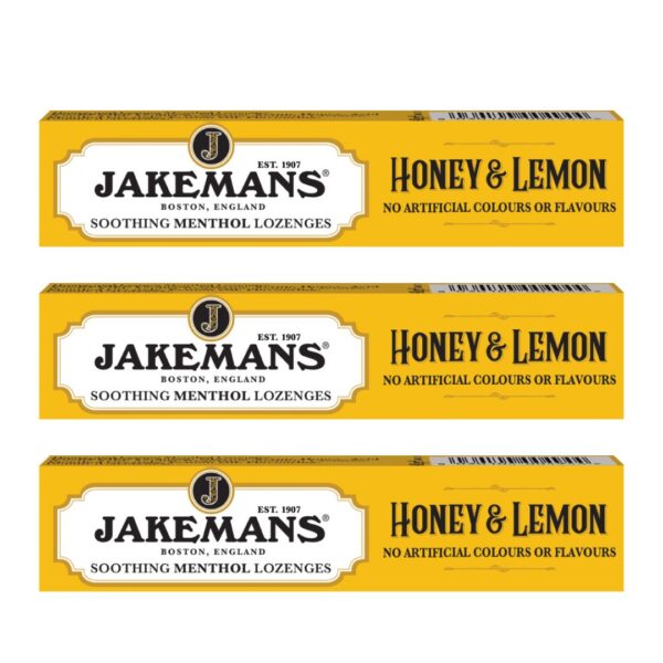 Jakemans Honey Lemon Sweets -3 Stick pack-