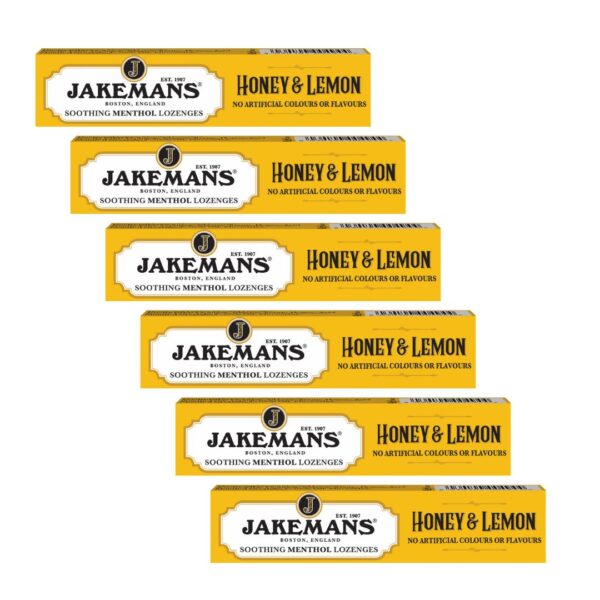 Jakemans Honey Lemon Sweets - 6 Stick pack-