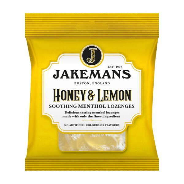 Jakemans Honey & Lemon 73g Bag x 1 Pack