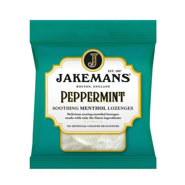 Jakemans Peppermint Sweets 73g Bag - 1 Pack -
