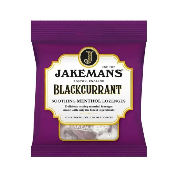 Jakemans Blackcurrant Sweets 73g Bag - 1 Pack -