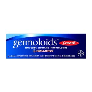 Germoloids Cream - Relieves Discomfort, Itching & Pain-(25 G Cream)