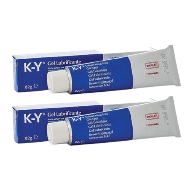 KY Jelly Lubricant Large - 82g x 3 | Personal Gel Water-Based Non-Stain Dryness -