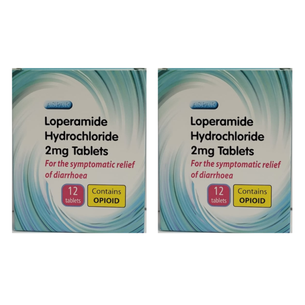 Loperamide Hydrochloride 2 mg Tablets- Pack Of 6 Capsules x 2 -