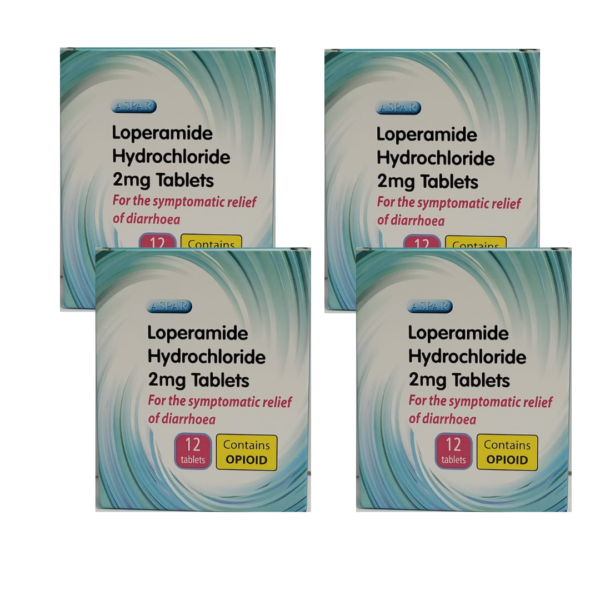 Loperamide Hydrochloride 2 mg Tablets- Pack Of 6 Capsules x 4 -