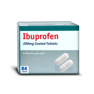 IBUPROFEN 200MG ANTI INFLAMMATORY 84 TABLETS  - TREATS MILD TO MODERATE PAIN