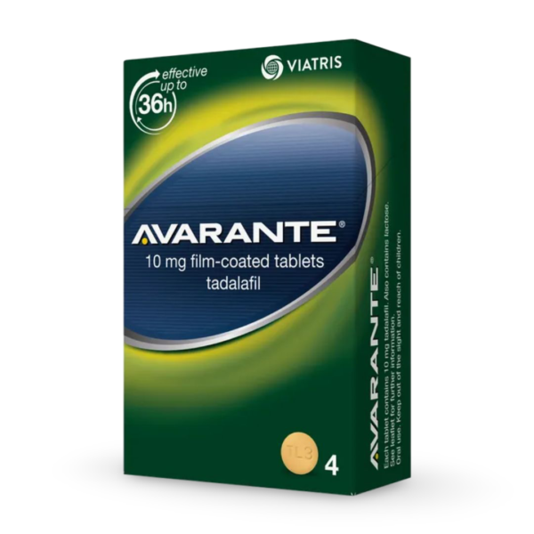 Avarante (Tadalafil) Tablets Pack of 4 - Treats Erectile Dysfuntion In Adult Men