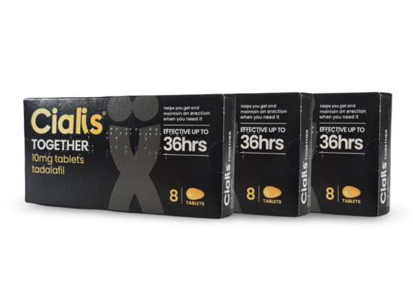 Cialis Together 10mg Tablets - 8 Tablets x 3 Packs