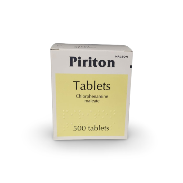 Piriton Allergy & Hayfever Relief Tablets - 500 Tablets