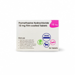 Promethazine 10mg ~ Travel Sickness, Sleep Aid, Allergy Relief - 56 Tablets