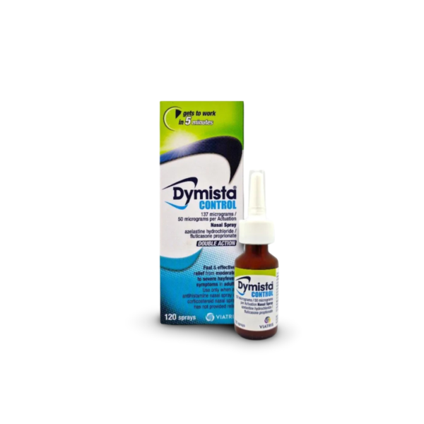 Dymista Control Nasal Spray Allergy Hayfever Spray Dual Action 120 Sprays