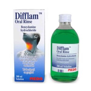 Difflam Oral Rinse - 300ml- Reduces Inflammation/Discomfort