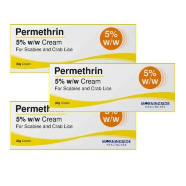 Lyclear (Permethrin) 5% w/w Dermal Cream - 30g x 3 Packs -