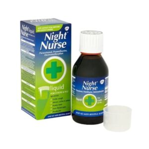Night Nurse Liquid 160 ml - To Recover From Cold And Flu While You're Asleep -