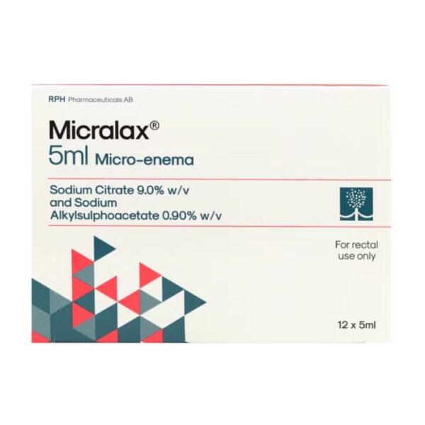 Micralax Micro-Enema 5ml - 12 x 5ml -