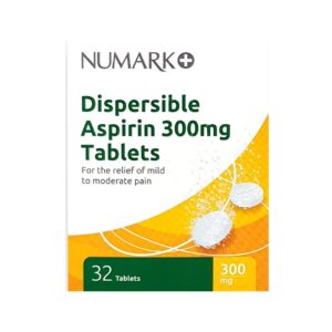 Numark Aspirin 300mg Pain Relief Dispersible Tablets - 32 - (MAX 1 PER ORDER)