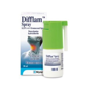 DIFFLAM Throat Spray Benzydamine Hydrochloride (30ml)