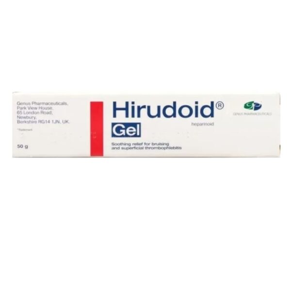 Hirudoid Gel 50g-To Relieve Pain/Inflammation/Bruising Of Veins/Skin.
