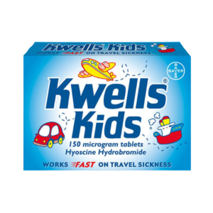Kwells Kids NauseaTravel Sickness 150 Microgram 12 Tablets Kids age 4-10 years