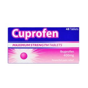 Cuprofen Maximum Strength 400mg - 48 Tablets Powerful Pain relief Maximum 2 pack