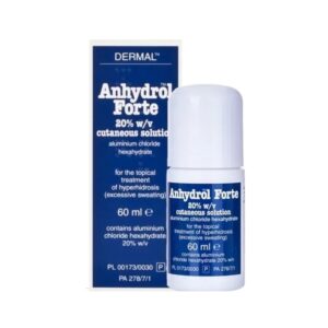 ANHYDROL Forte Roll On  60ml For excessive sweating.(Roll on just like Driclor)