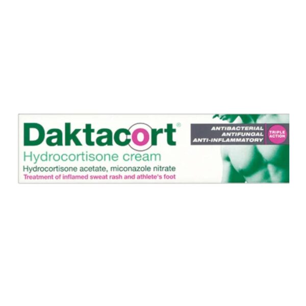 Daktacort Hydrocortisone Triple Action Antibacterial & Antifungal Cream - 15 gm