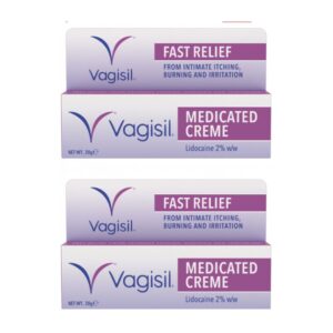 2 x VAGISIL Medicated Cream (30g)