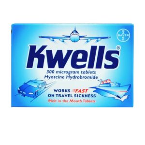 Kwells Nausea Travel Sickness 300mcg Tabs - 12 - (MAX 1 UNIT PER TRANSACTION)