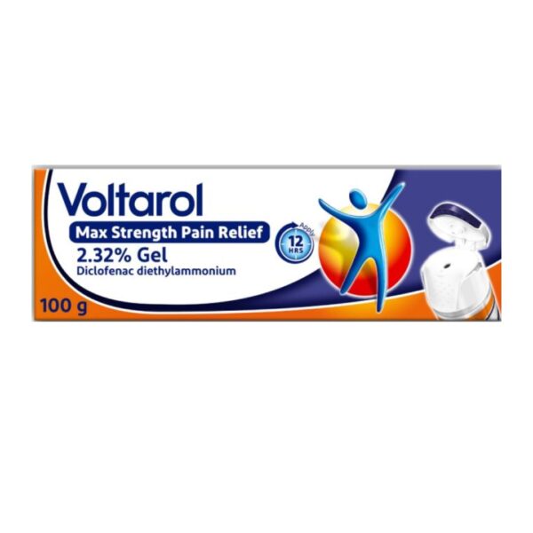 Voltarol Max Strenght Pain Relief Gel 12 Hour Joint Pain Relief 2.32% Gel 100g