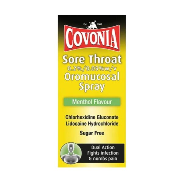 COVONIA SORE THROAT SPRAY 30ML - MENTHOL FLAVOUR